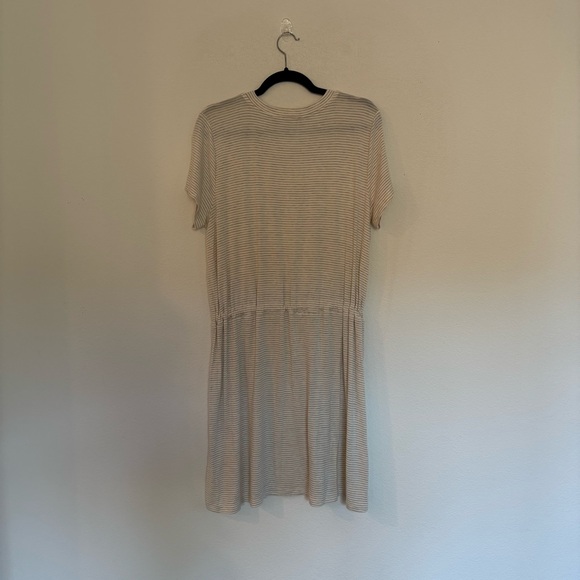 LA Relaxed Stripe Drawstring Soft Dress - Picture 5 of 7